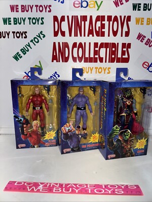 Neca Defenders of the Earth Ultimate Flash, ming And Phantom  Action Figures MIB