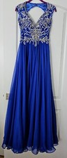 Mac Duggal, Size 2 , Royal Blue,  Ball Gown/ Formal Designer Dress
