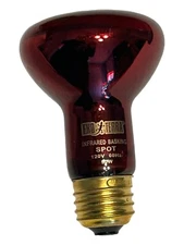 Infrared Basking Spot Lamp - Exo Terra 50w Max Heat Red Light - Reptiles PT2141