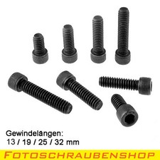 SET FOTOSCHRAUBEN 1/4" (8x) Kameraschraube - Schraubenset - Stativgewinde 