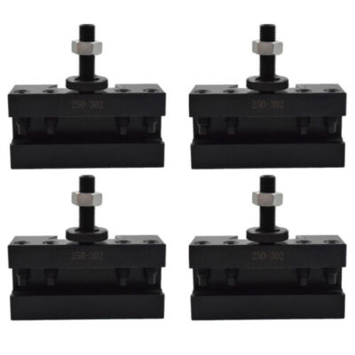 4Pcs CXA #2 250-302 Quick Change Tool Post Boring Turning & Facing Holder Lathe