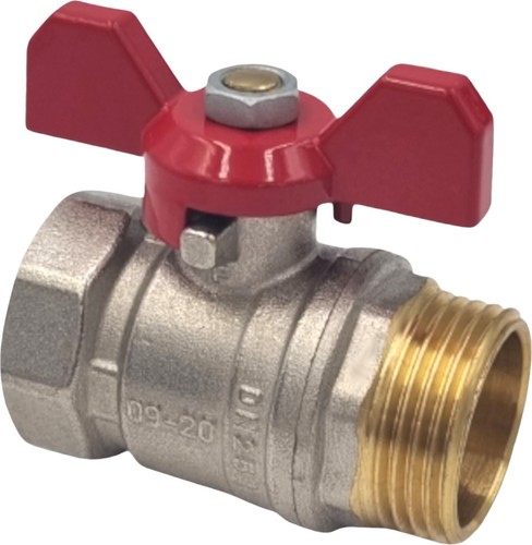 Kugelhahn Messing Kugelventil Absperrhahn Absperrventil Hebel Flügelgriff - Bild 21 von 32