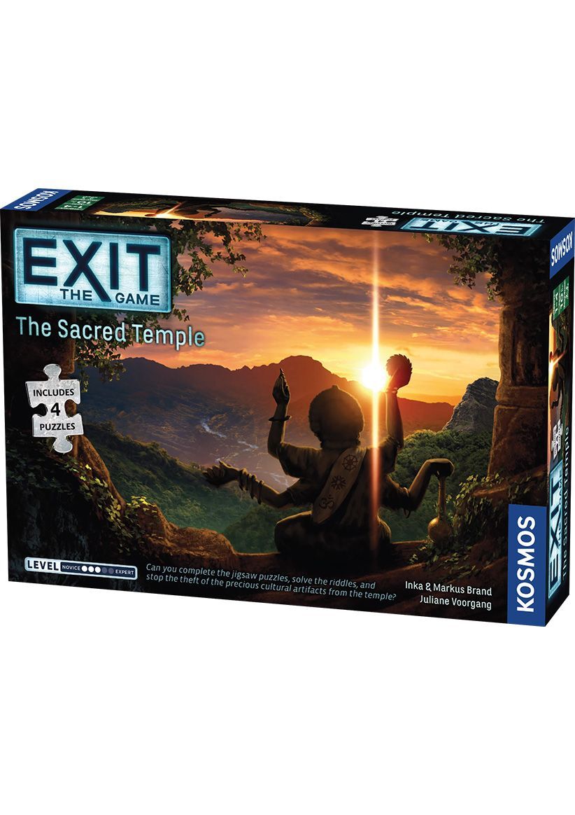 EXIT The Sacred Temple (with jigsaws) (Board Game) Free UK P&P