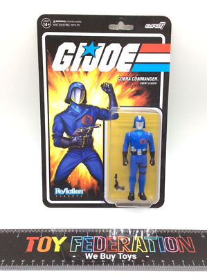Super7 ReAction Figure G.I. Joe COBRA COMMANDER | eBay
