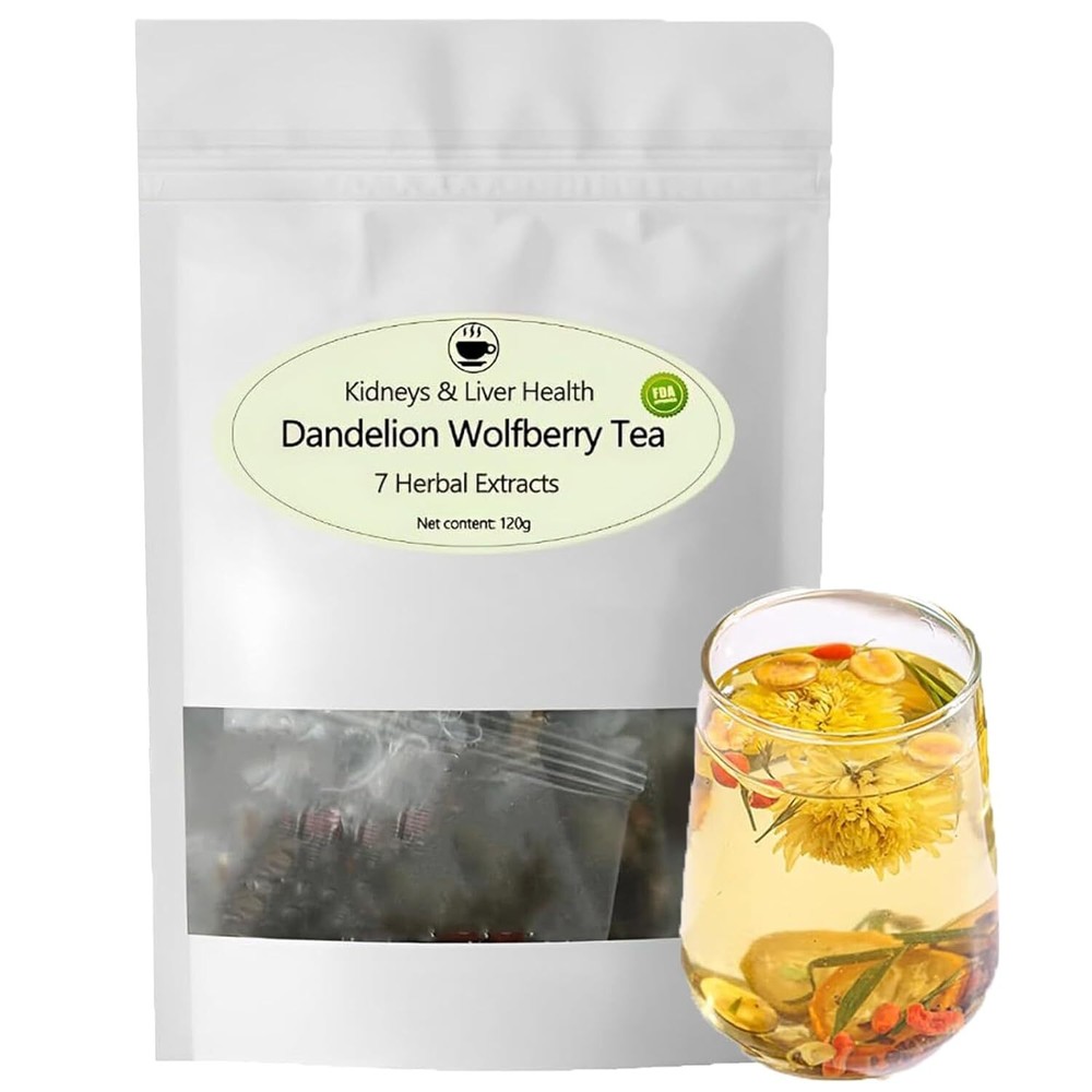Organic Chicory Gardenia Dandelion Wolfberry Herbal Tea for Kidney &Liver Health