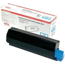 Original Oki Toner cyan 42127456 C 5250  C 5450 C 5510 neu B