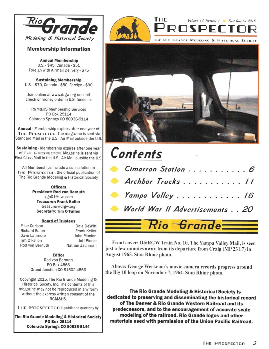 The Prospector Magazine 2015 Archbar Trucks Yampa Valley World