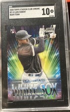 Luis Robert Topps Chrome Rookie psa 10🔥Beam Team