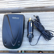 Whistler Laser Model 925 Radar Detector With Auxiliary Power Cord Tested Working
