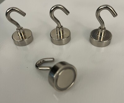 Magnethaken Cruise 12kg Zug extra stark - Neodym Küche Decke 4er Pack
