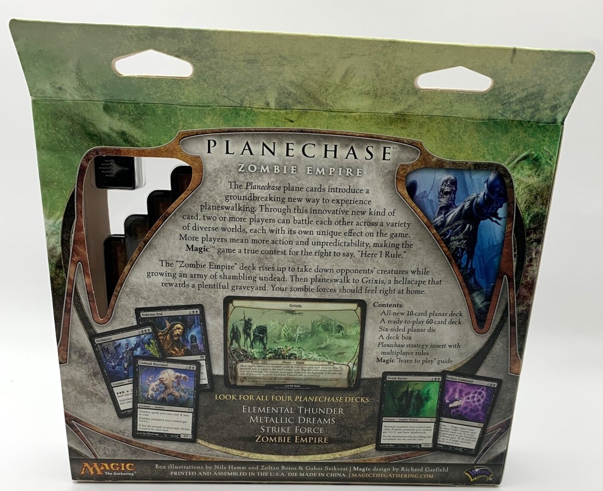プレインチェイス　PLANECHASE 2009 - ZOMBIE EMPIRE MTG Magic the Gathering Planechase Deck Zombie Empire New
