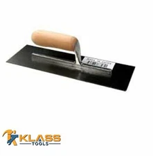 12" X 4" Classic Concrete Trowel with Wooden Handle by KlassTools