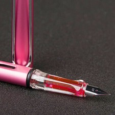  JP Chic Wing Sung 6359 China Metal Fountain Pen Push Cap Extra Fine Nib 0.38mm