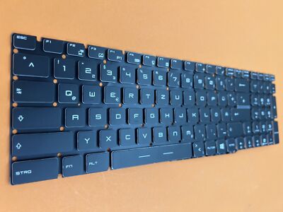 DE-Tastatur Keyboard Schwarz kompatibel für MSI GP75 Leopard 9SD-436