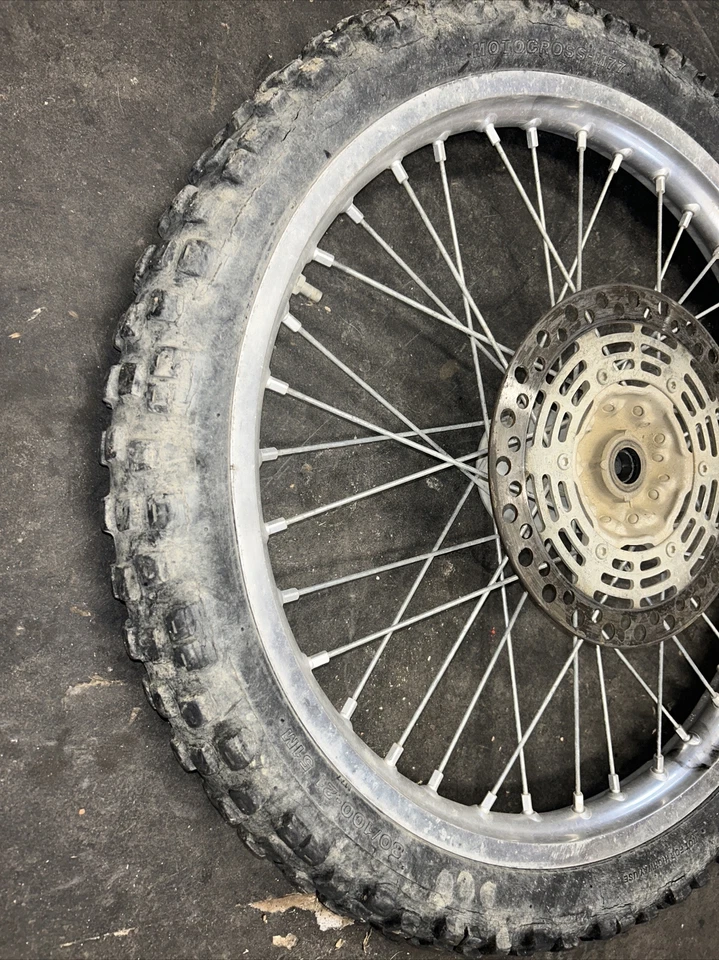 96-07 Suzuki RM125 RM 125 250 RM250 1999 llanta delantera buje neumático freno rotor Foto 2 de 4