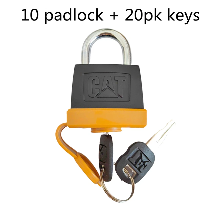 FIT CAT 10 locks 246-2641 Padlock with 20 Keys 5P8500 Fits Caterpillar 5p8500 - Image 2 of 4