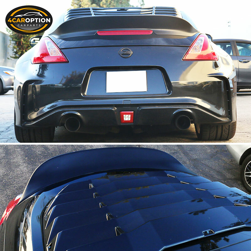 エアロパーツ Fits 2009-2021 Nissan 370Z IKON Style Rear Trunk Spoiler Wing Lip