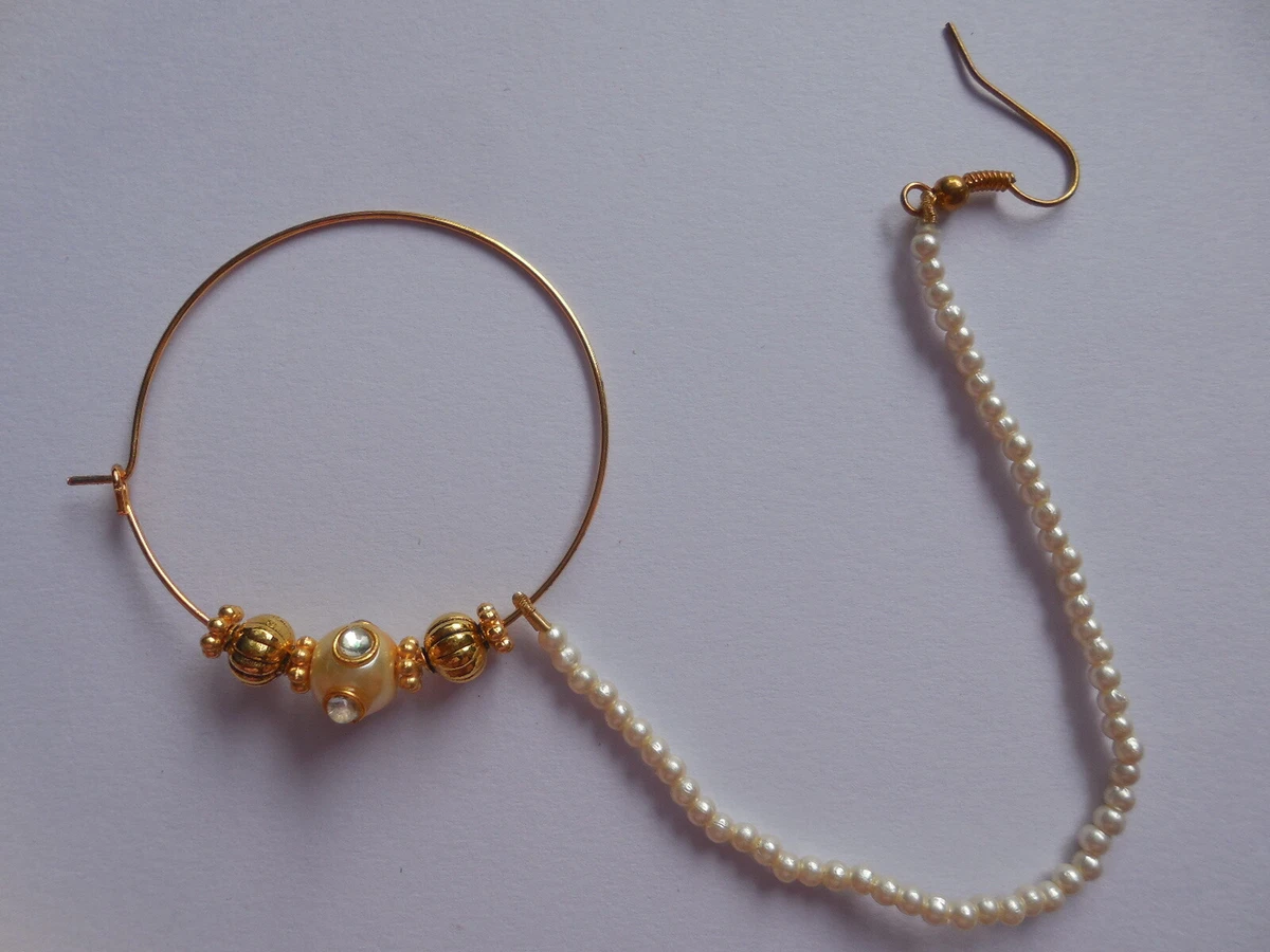 Gold nose 2024 ring bridal