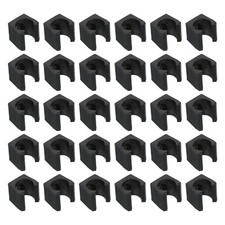 30Pcs 14mm Billiards Cue Locating Clip Holder Plastic Fishing Rod Snooker Racks