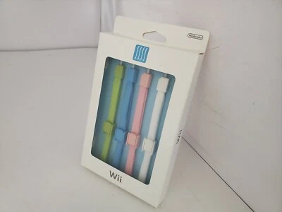 4 NEW Official OEM Nintendo Wii Remote Wrist Strap RVL-018 Pink,Blue,White,Green