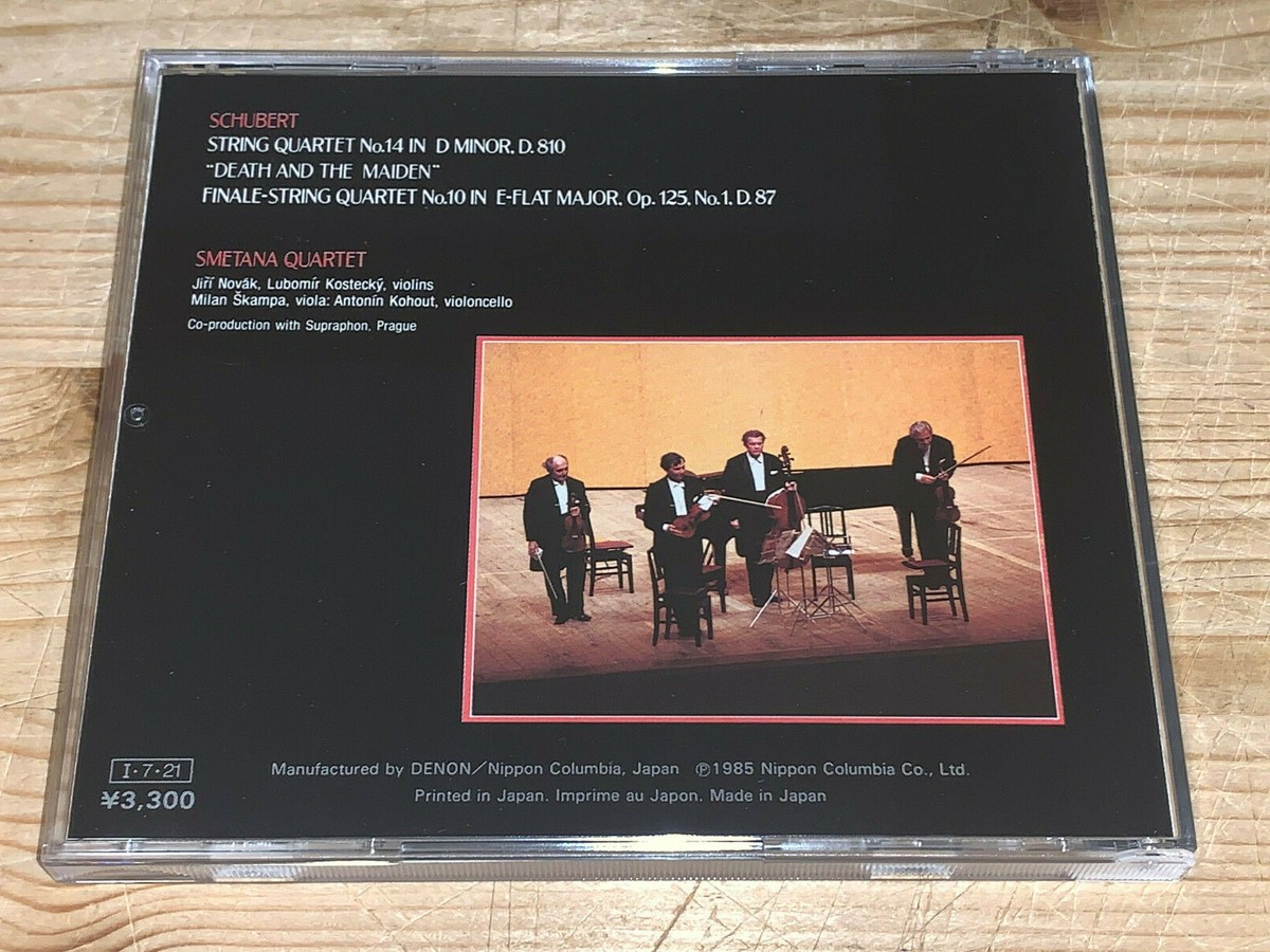 Schubert String Quartets 10 & 14 SMETANA QUARTET ORIG 1985
