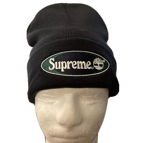 SUPREME/ TIMBERLAND BEANIE NAVY OS 