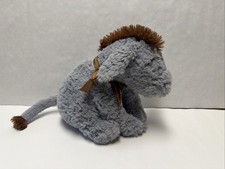 DISNEY BABY CLASSIC WINNIE THE POOH FRIENDS EEYORE PLUSH 10 - EUC