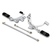 Vorverlegte Fussrastenanlage FüR Harley Davidson Sportster 883 Custom 04-10 Chro