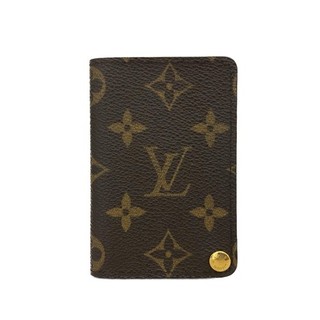 EGA Louis Vuitton Monogram Porte Cartes Custodia per Carte di Credito Pressione Marrone/6CJ1321