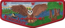 Immokalee Lodge 353 Southwest Georgia Council GA Flap Red Bdr (AR6254)