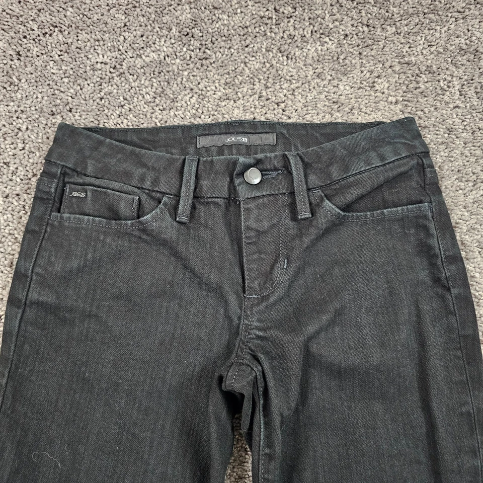 Joes Jeans Womens 25 Black Boot Cut Low Rise Stretch Denim Honey 25x31 - Image 2 of 4