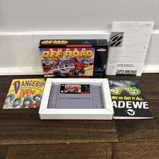 Super Off Road SNES Super Nintendo Authentic Tested Working Clean Label