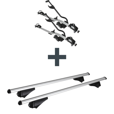 Dachträger + Fahrradträger für 2 Fahrräder - für Mini Countryman Typ F60 NEU Kit