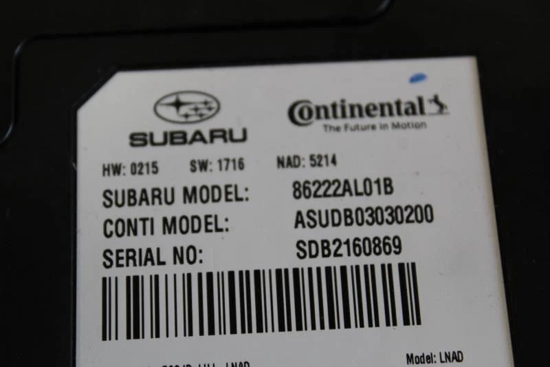 Módulo de comunicación telemática Subaru Legacy Outback 2017 86222Al01B Foto 3 de 4
