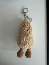 Jellycat Amuseables Peanut Bag Charm Used Excellent Condition