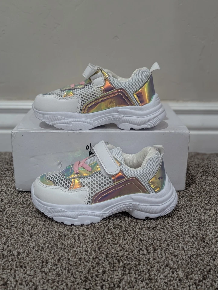 Zapatos Deportivos Talla 12 Niños Olivia Miller Niña 0M01412K Blanco/Arco Iris Foto 2 de 4