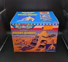 Micro Machines Military Secert Summit Hidden Mountain Military Base Rare Set