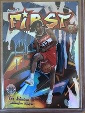 TRE JOHNSON III 2025-26 TOPPS FINEST BASKETBALL REFRACTOR FIRST ROOKIE