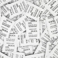 100 Pack 2 Gram Silica Gel Packs Desiccant Packets for Storage Moisture Packs