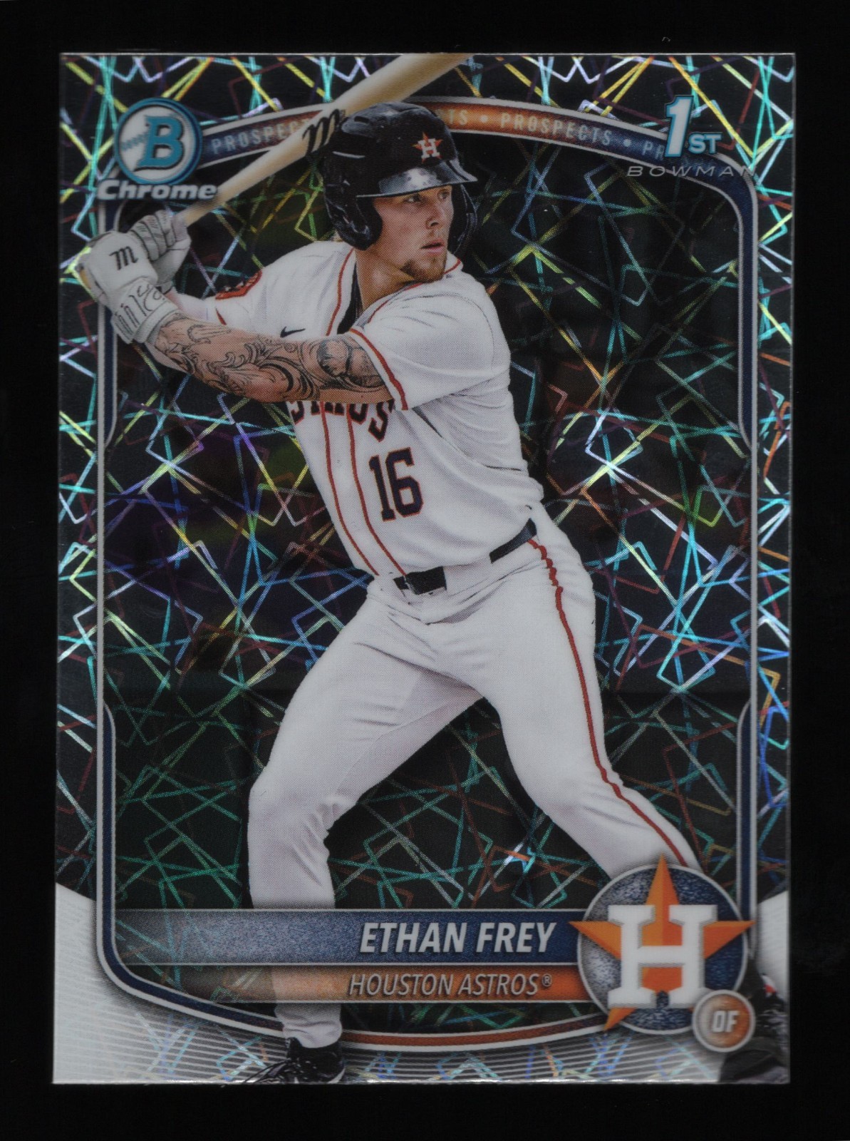 2025 Bowman Draft Chrome #BDC-67 Ethan Frey Laser Refractor