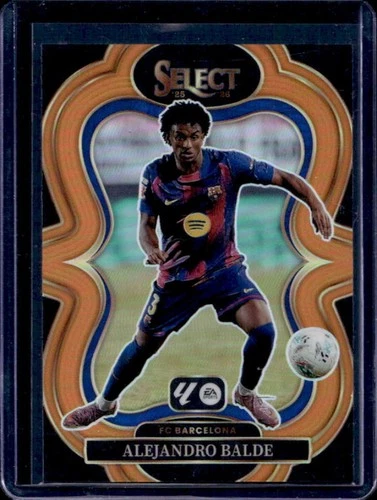 2025-26 Panini Select La Liga Alejandro Balde Mezzanine Orange Prizm #/75