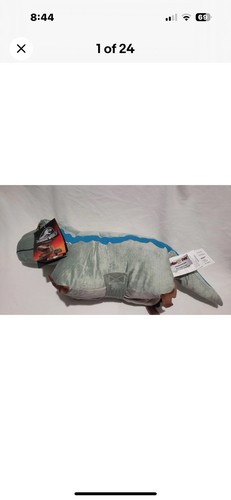 Universal City Studios Inc., Jurassic World Blue The Raptor cuscino peluche animale domestico nuovo con etichette - Foto 11 di 11