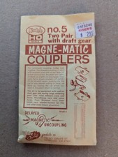 Kadee No. 5 Magne-Matic Couplers HO Scale Two Pair w/ Draft Gear