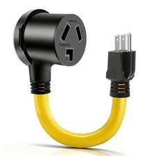 Dryer Adapter Cord, ETL Listed NEMA 5-15P Male to 10-30R Female Power Dryer O...