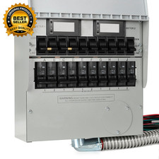 Generator Transfer Switch,50A Pro/Tran2 10-Circuit 2 Manual Transfer Switch,Mark