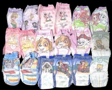 RARE 2004-2016 Various Huggies Pampers Diapers Pull-Ups Easy-Ups 2T-5T LOT 18 CT