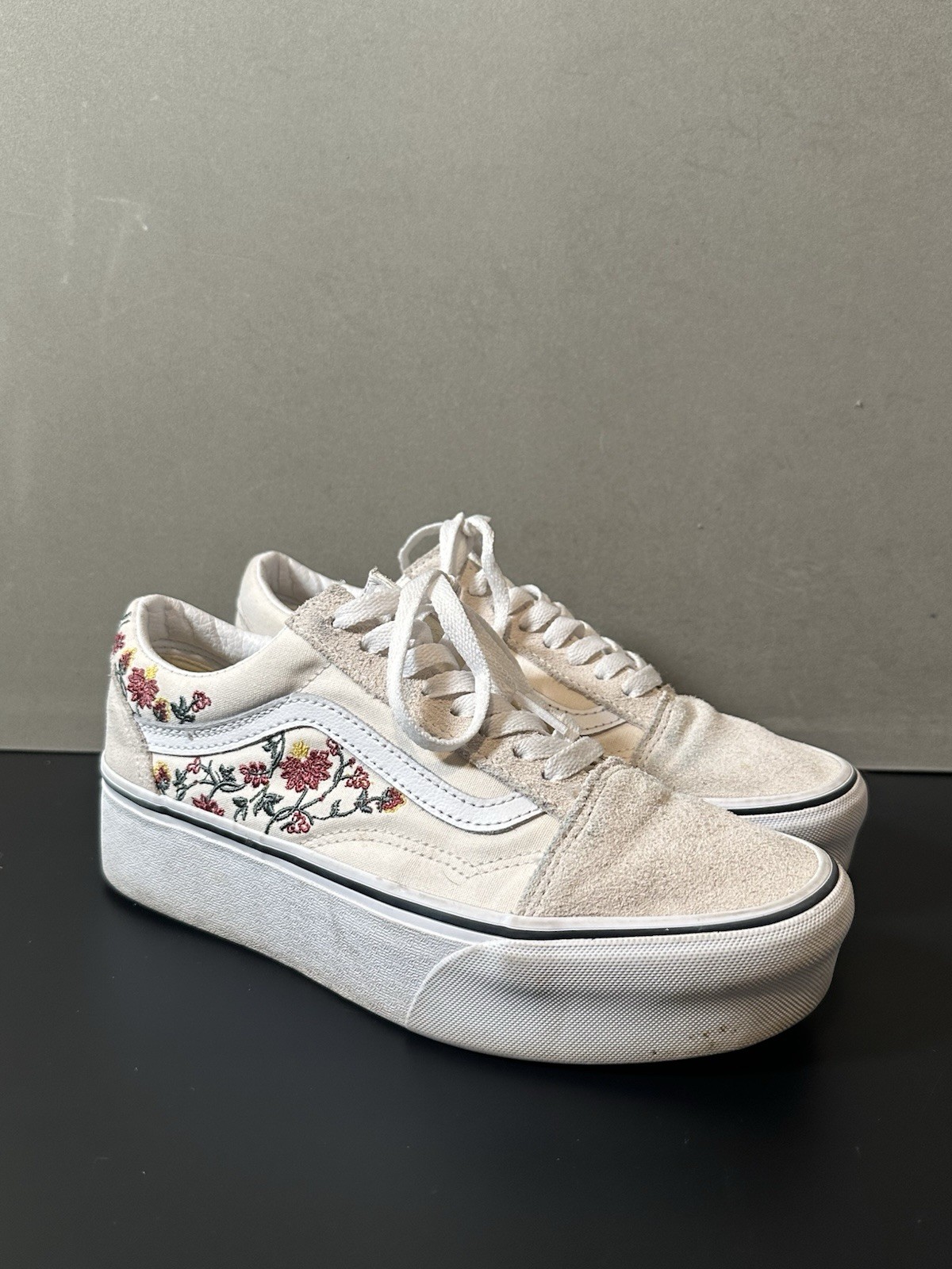 Vans Old Skool Stack form Platform Sneaker Floral… - image 2
