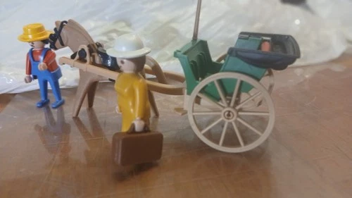Vintage Playmobil Carriage From Steaming Mary Western Train set  4034
