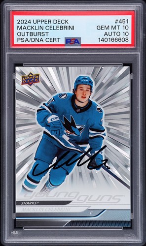 2024 Macklin Celebrini [Outburst Silver] #451