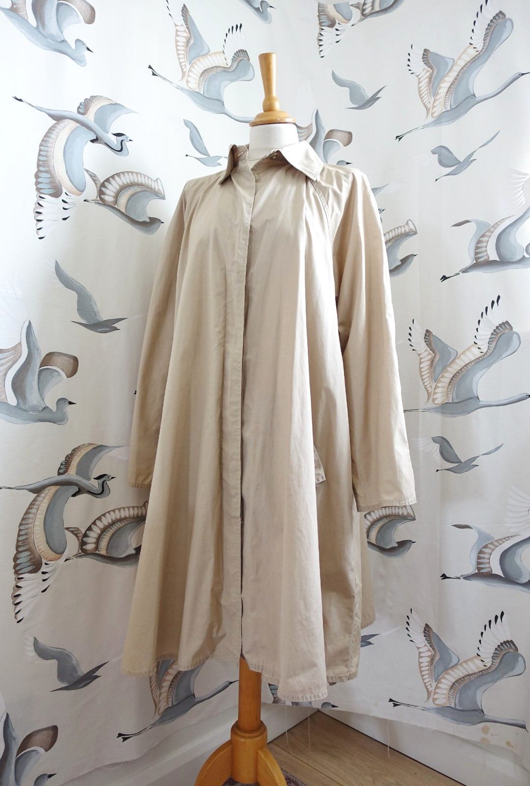 Vintage PENNYBLACK by MAX MARA Beige A-line trench coat size L